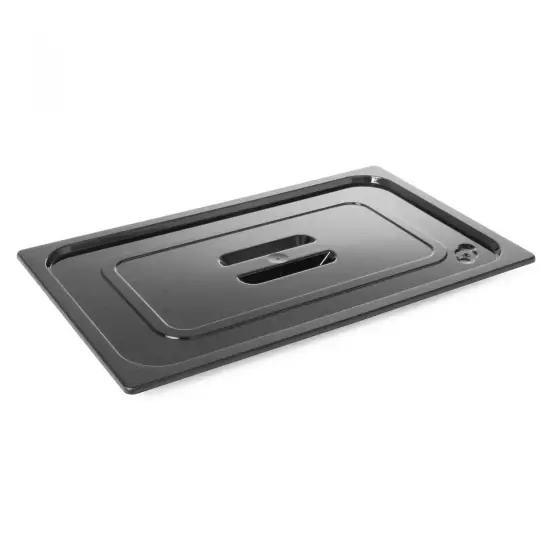 Capac Hendi Gastronorm GN 1/4 - policarbonat negru Reducere