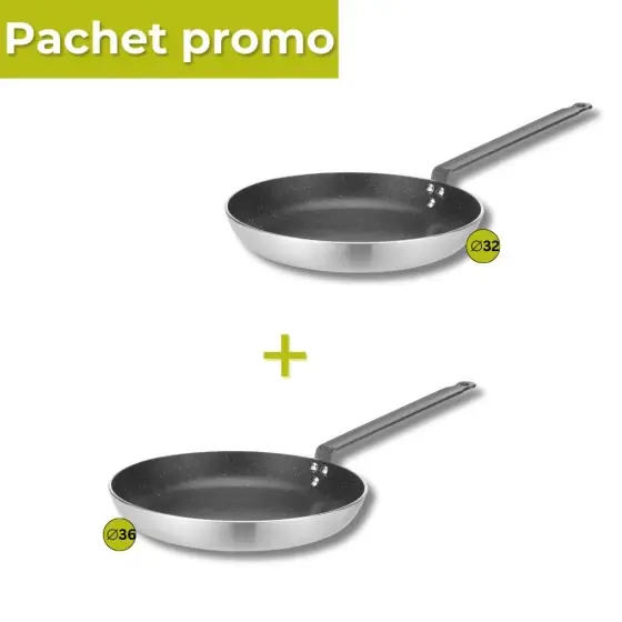 Pachet Tigaie Marable 36cm + Tigaie Marable 32cm aluminiu Ofertă exclusivă