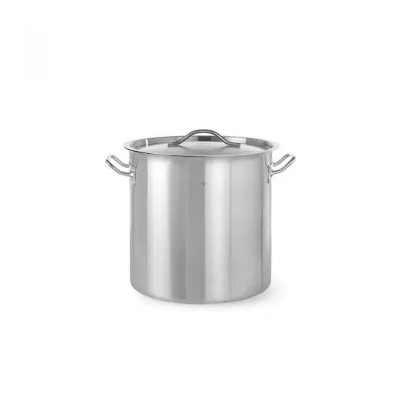 Oala inalta cu capac 17 lt, Revolution, 28x28cm, inox, potrivita si pentru uz profesional Cumpără online