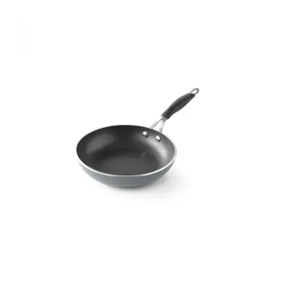 Tigaie Professional, 24 cm diametru x 5 cm inaltime, baza 18 cm, din aluminiu durabil cu strat anti-aderent Teflon Platinium Plus, Hendi, potrivita pentru toate sursele de caldura Cel mai bun preț