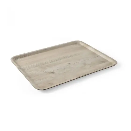Retur ușor Tava de servire laminata cu imprimeu pe lemn Hendi, Lemn deschis,dimensiune 330x430mm
