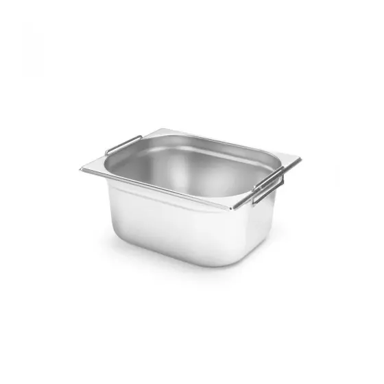 Lichidare de stoc Tava Hendi Gastronorm cu manere GN 1/2 100 mm, 6.5 litri