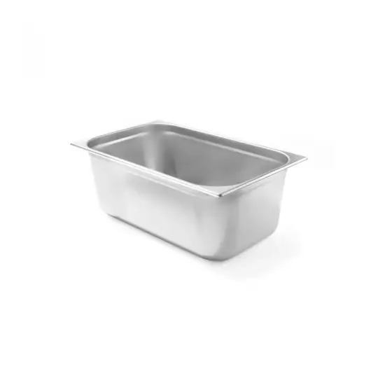 Tava Gastronorm GN1/1, 530x325x(H)200 mm, 28 lt, inox, gama Hendi Budget Line Preț redus