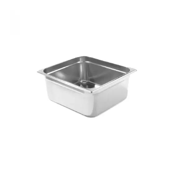 Tava Gastronorm GN 1/6, adancime 150 mm, 2.4 litri, gama Hendi Kitchen Line, otel inoxidabil Discount
