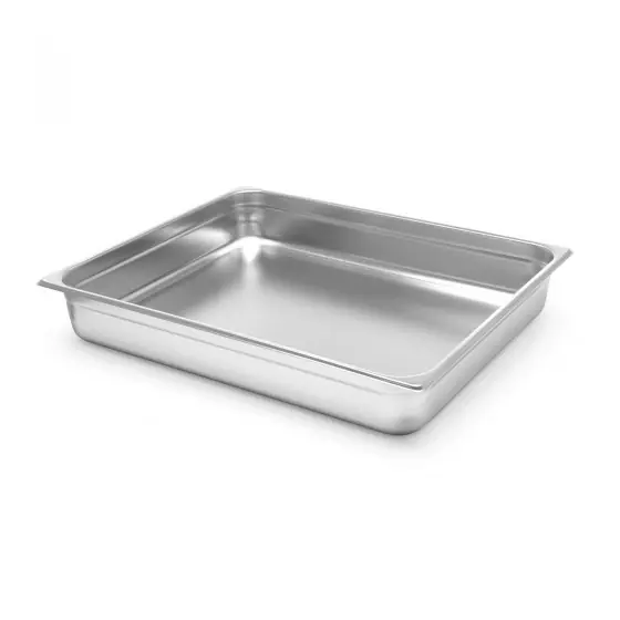 Tava gastronorm GN 2/1 din inox 18/10 19 litri, 650x530x65 mm Hendi rezistenta la temperaturi de la -40 C pana la 300 C Cel mai bun preț