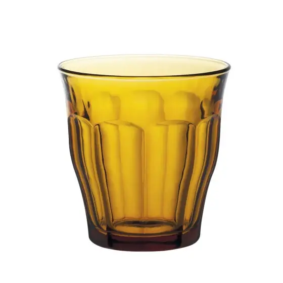 Pahar Picardie Amber din sticla, Duralex, 250 ml, set 6 buc., ø87x(H)90 mm Ultima șansă