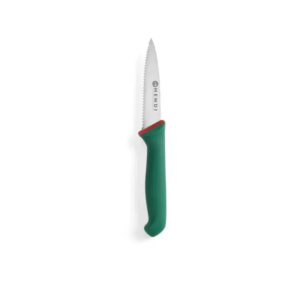 Ieftin Cutit de paine zimtat,gama Green Line Pirge, Verde,(L)200mm