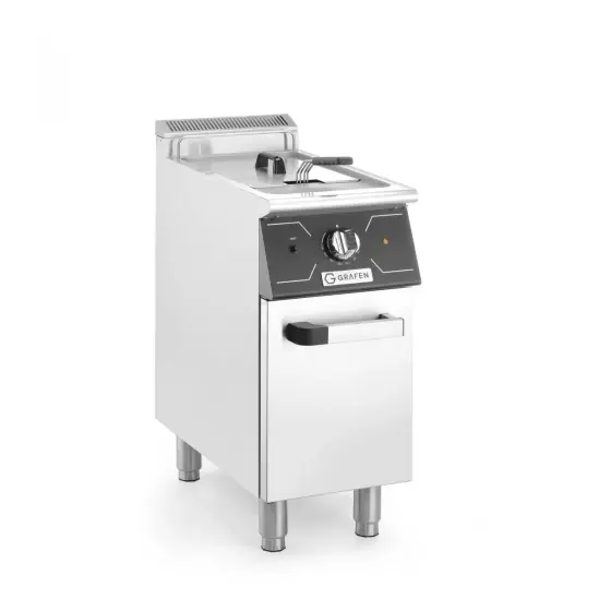 Retur ușor Friteuza electrica cu spatiu de depozitare, 24L, 12kw, 400V, 360x700x(H)850+90 mm