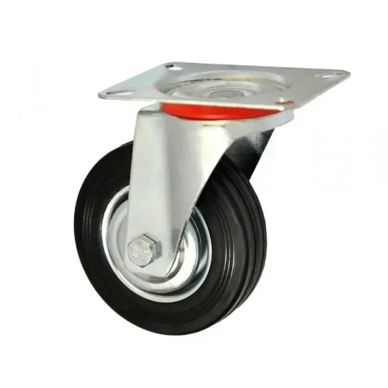 Retur ușor Roata Carucior 3" - Talpa Metal - Rulment - 75/25-50