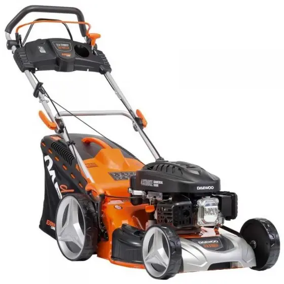 Ultima șansă Masina tuns gazonul Daewoo DLM5100SP, Benzina, 4.8 CP, 4 timpi, 53.5 cm, 60 L, Sac colector