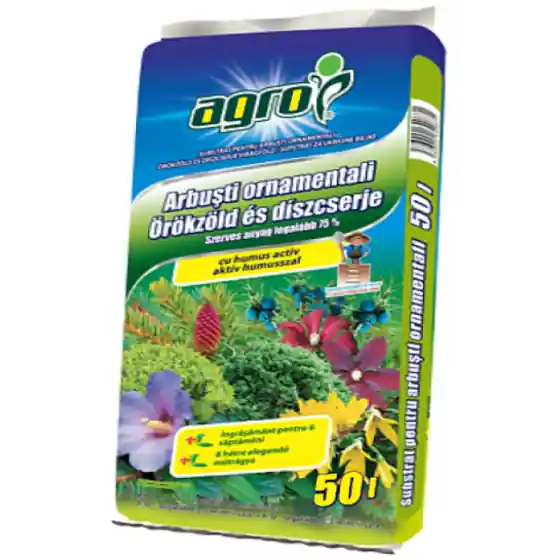Retur ușor Substrat pentru arbusti decorativi, Agro, 50 L