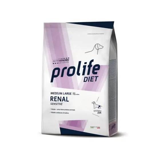 Dieta Veterinara Uscata Prolife Renal Sensibil Pentru Caini De Talie Medie/Mare 2 Kg Plată securizată