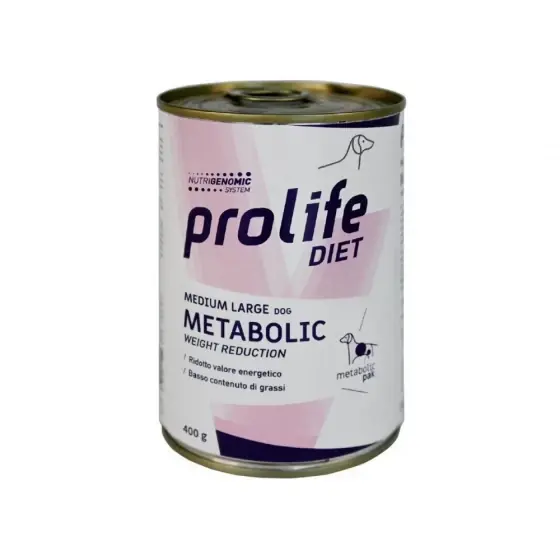 Hrana Umeda Dietetica Pentru Caini Prolife Metabolic Medium/Large Cv 400G Retur gratuit