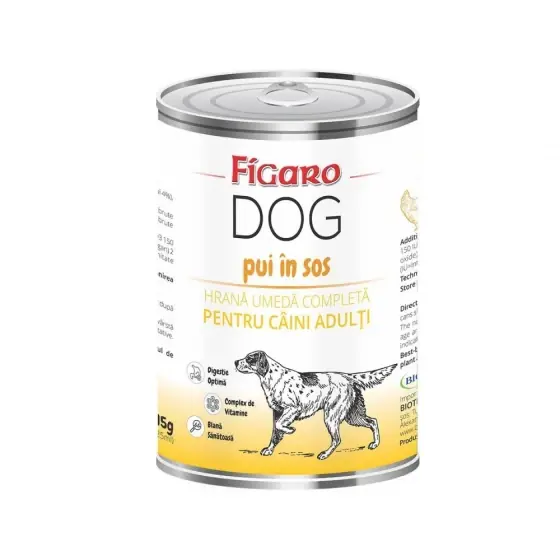 Ieftin Hrana Umeda Pentru Caini Figaro Dog Pui In Sos Conserva 415G