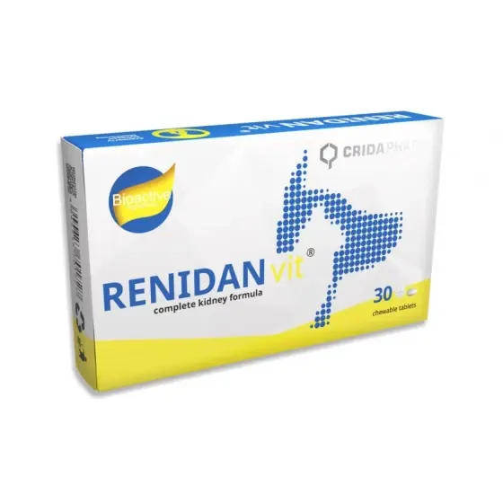 Supliment Normalizarea Functiilor Renale Pentru Caini Si Pisici Renidan Vit 30 Comprimate Masticabile Expediere rapidă