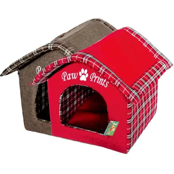 Promoție Culcus Casuta Textila Pentru Caini Si Pisici Paw 42 X 39 X 40Cm/8917-1411A/A