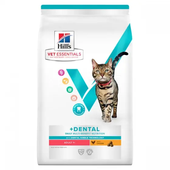 Nu rata Hill's VE Feline Adult Dental Chicken 1.5 kg