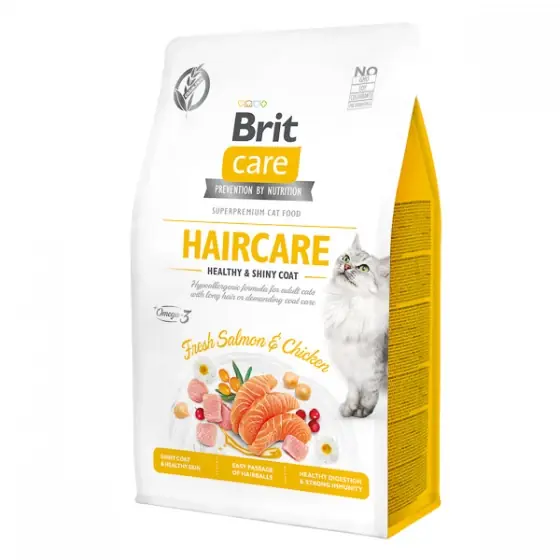 Brit Care Cat GF Haircare Healthy and Shiny Coat 400 g Bestseller