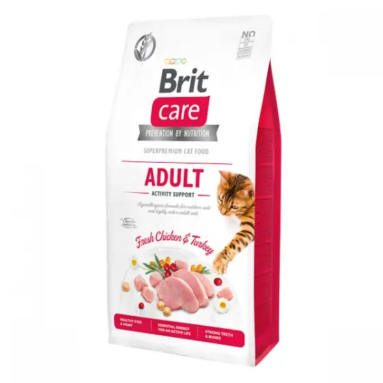 Retur ușor Brit Care Cat GF Adult Activity Support 7 kg