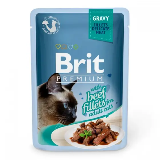 Brit Cat Delicate Beef in Gravy 85 g Ofertă limitată