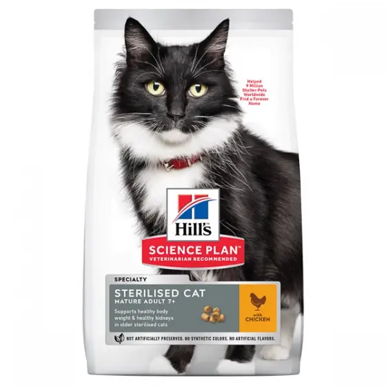 Reduceri Hill's SP Feline Mature Sterilised Chicken 1.5 kg