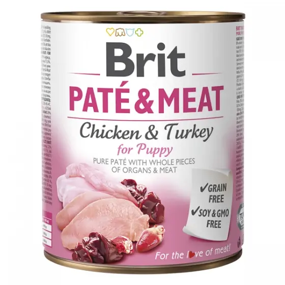 Brit Pate and Meat Puppy 800 g Ofertă specială