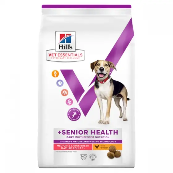 Hill's VE Canine Senior Medium & Large Breed Chicken 2 kg Preț mic