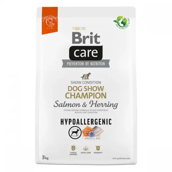 Brit Care Dog Hypoallergenic Dog Show Champion 3 kg Calitate înaltă