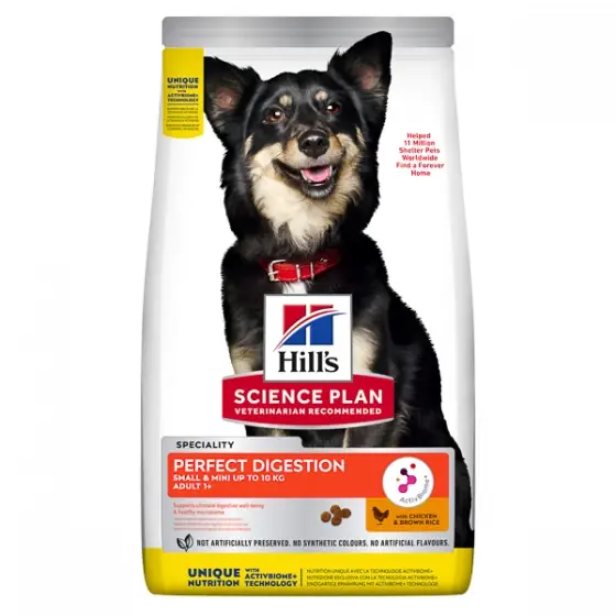 Ultima șansă Hill's SP Canine Adult Perfect Digestion Small and Mini 1.5 kg
