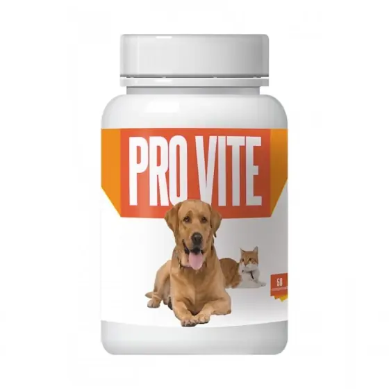 Mai ieftin Supliment nutritiv pentru caini si pisici Pro-Vite, 50 tablete