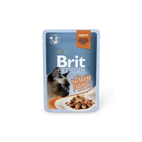 Brit Premium Cat Delicate Curcan in Sos, 85 g Noutate