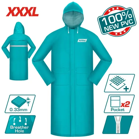 Pelerină TOTAL, verde, două buzunare, XXXL Bestseller