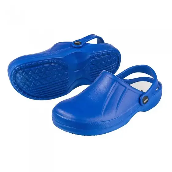 Ofertă de sezon Slapi de gradina fara gauri, albastru Marime 45