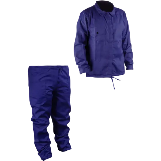 Costum Bleumarin Haina si Pantalon Simplu - M: 46; Preț mic