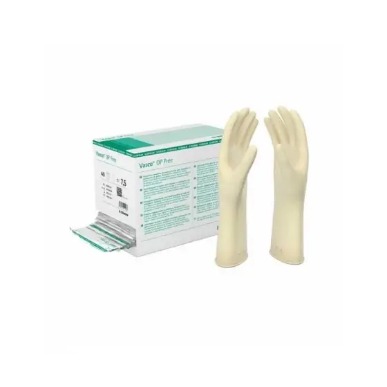 Manusi chirurgicale Vasco OP Powdered, marimea 8.5, cutie 50 perechi Calitate înaltă