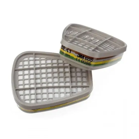Filtre 3M pentru gaze acide, vapori organici si amoniac 6059 ABEK, set 2 buc Super ofertă