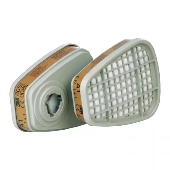 Filtre 3M pentru gaze si vapori organici 6051 A1, set 2 buc Retur gratuit