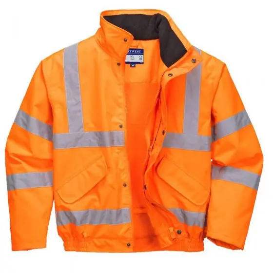 Geaca impermeabila, reflectorizanta Practic Bomber, orange, marimea L Calitate înaltă
