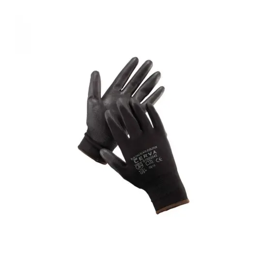 Mănuși cu peliculă din poliuretan Bunting Evolution Black, negru, xL (10) Nu rata