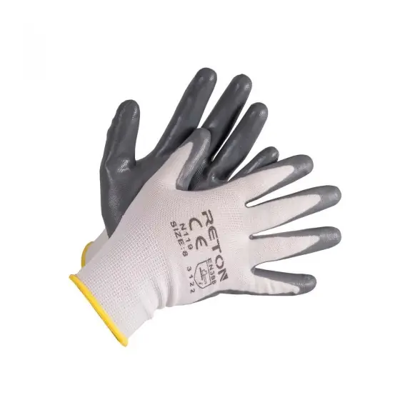 Mănuși cu peliculă gri prehensiune marită HS-04--001 BabblerLight/ N119 blister, 11 Ieftin