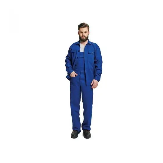 Super ofertă Salopetă cu pieptar Ralf BE-01-005, albastru, 50