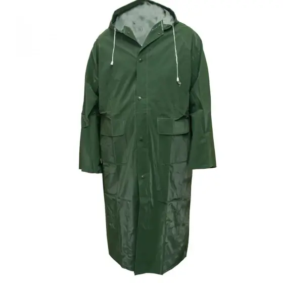 Ofertă Pelerină impermeabilă din PVC/poliester BE-06-001, verde, 2xL