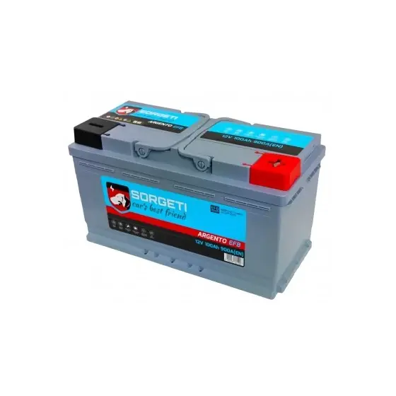 Baterie auto 100Ah Sorgeti Argento EFB Start-Stop, 353x175x190, 900A, 12V Retur gratuit