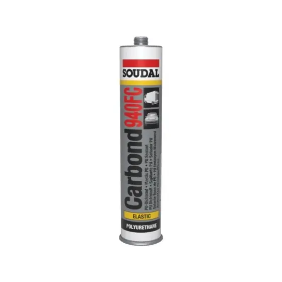Livrare rapidă Adeziv etansant poliuretanic pentru reparatii auto Soudal Carbond 940FC, negru, 310 ml