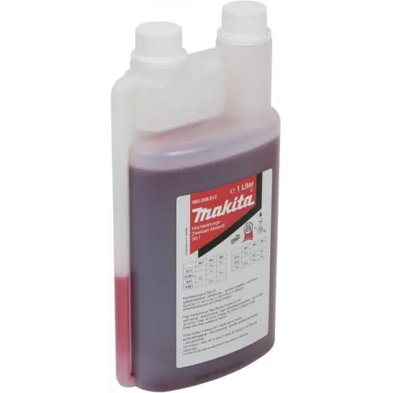 Preț mic Ulei amestec Makita, 1 l, motoare in 2 timpi, cu dozator