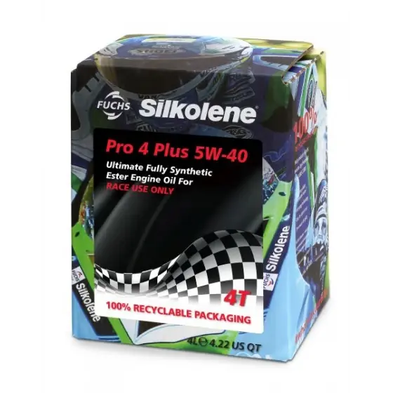 Preț redus Ulei motor 4 timpi Silkolene PRO 4 PLUS 5W40 4L CUBE