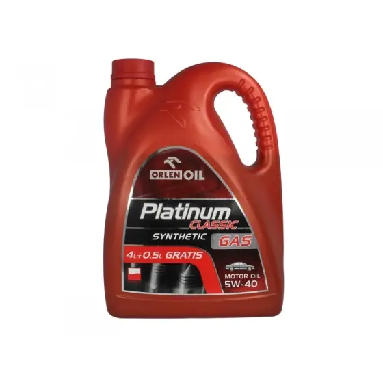 Ultima șansă Ulei motor Orlen PLAT CL. GAS 5W40 4,5L
