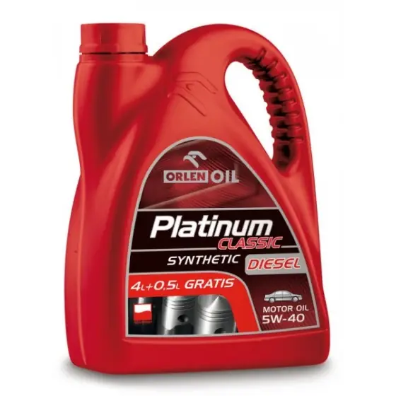 Preț promoțional Ulei motor Orlen PLAT CL. DI. 5W40 4,5L