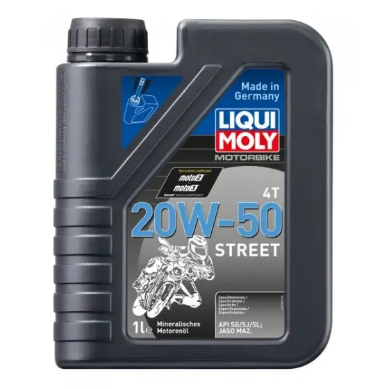 Nu rata Ulei motor 4 timpi Liqui Moly LIM1500 20W50 1L STREET