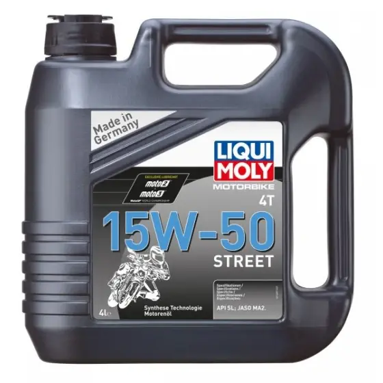 Ulei motor 4 timpi Liqui Moly LIM1689 15W50 4L STREET Super ofertă